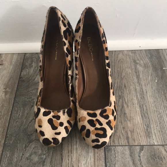 BCBGeneration Shoes - BCBG high leopard heels DONATED